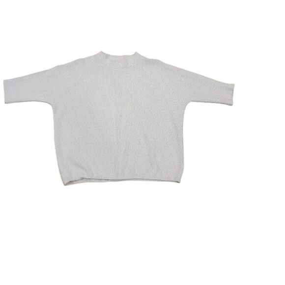 Ulla Popken Lagenlook Tunic Top Sz 3X Women's Mock Collar Midi Sleeve Oversized - Picture 14 of 16